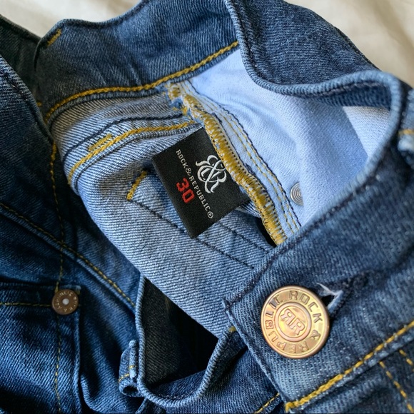 Rock And Republic Jeans Y2K 30 Kasandra Blue Womens Bootcut Medium Wash - Picture 4 of 9